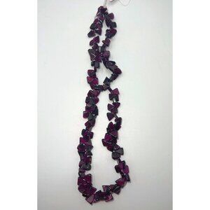 Garnet Bead 100 Per Strand Triangle Chip Side Drilled Jewelry Red